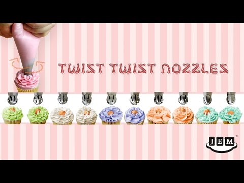 PME Twist Twist Nozzle Sets #5 Straight Fine
