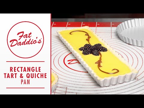Fat Daddio's Fluted Oblong Tart Pan (loose base)