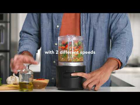 KitchenAid Go Cordless 5-Cup Food Chopper Black