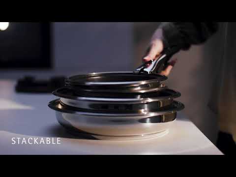 WMF Click & Serve Frypan Set 3pce