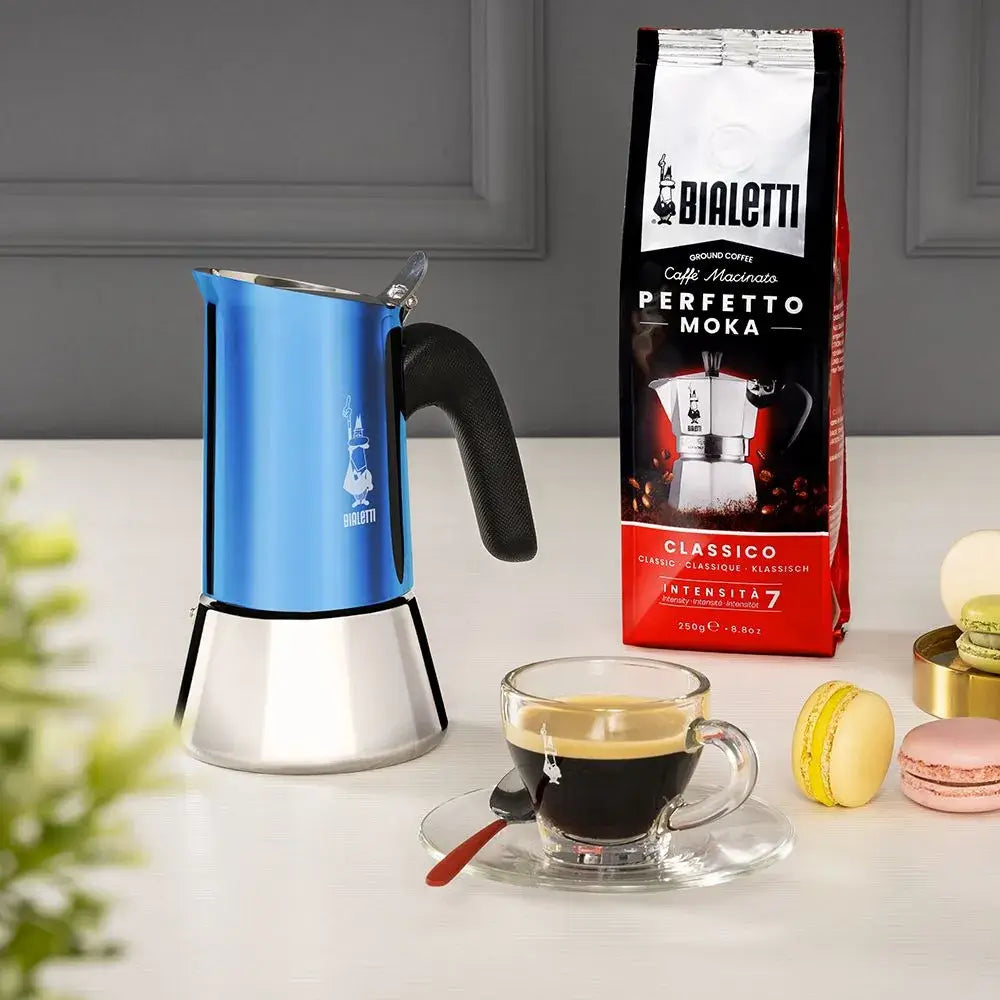 Bialetti Venus S/S Blue Stovetop Espresso