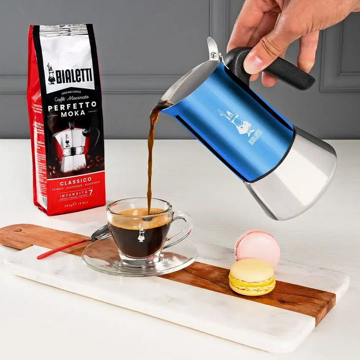 Bialetti Venus S/S Blue Stovetop Espresso