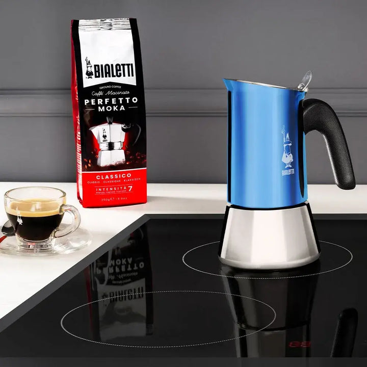 Bialetti Venus S/S Blue Stovetop Espresso