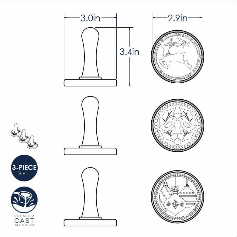 NordicWare Cookie Stamps Yuletide