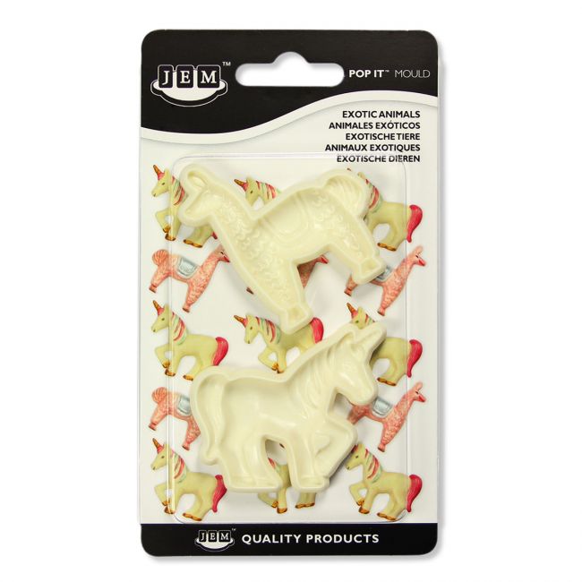 JEM Exotic Animals Pop It Moulds