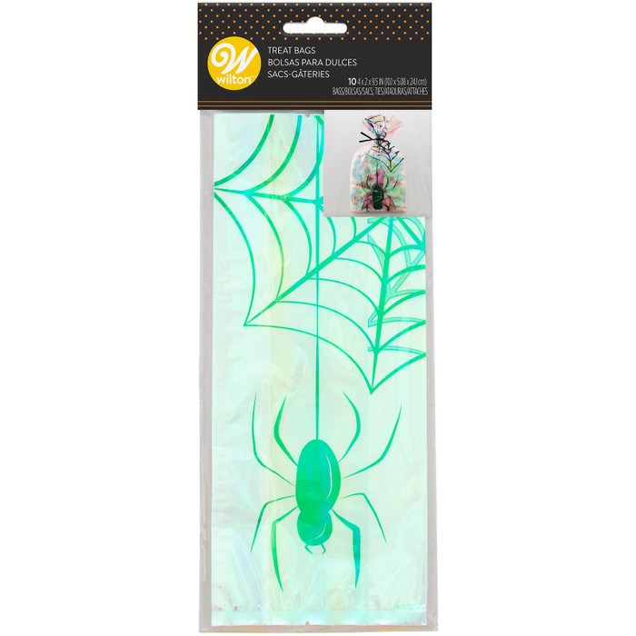 Wilton Iridescent Spider Treat Bags 10ct