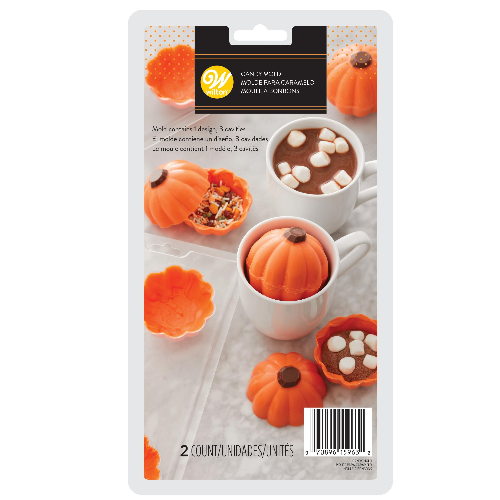 Wilton Pumpkin Cocoa Bomb Candy Mould 2ct