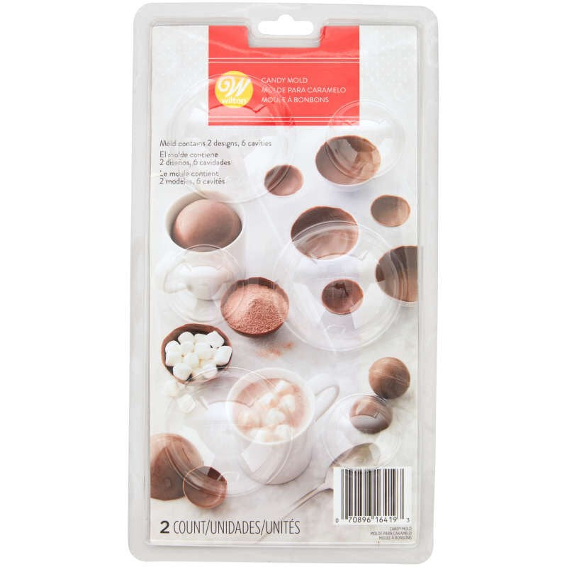 Wilton Chocolate Bomb Sphere Candy Mould 2pc