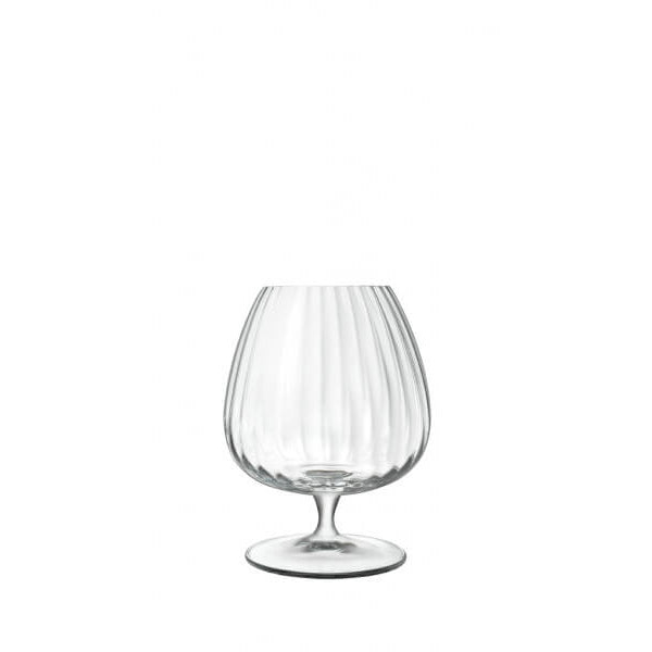 Luigi Bormioli Optica Glasses Cognac Set of 4