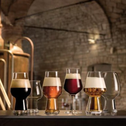 Luigi Bormioli Birrateque Craft Beer Glasses Cider Set of 2