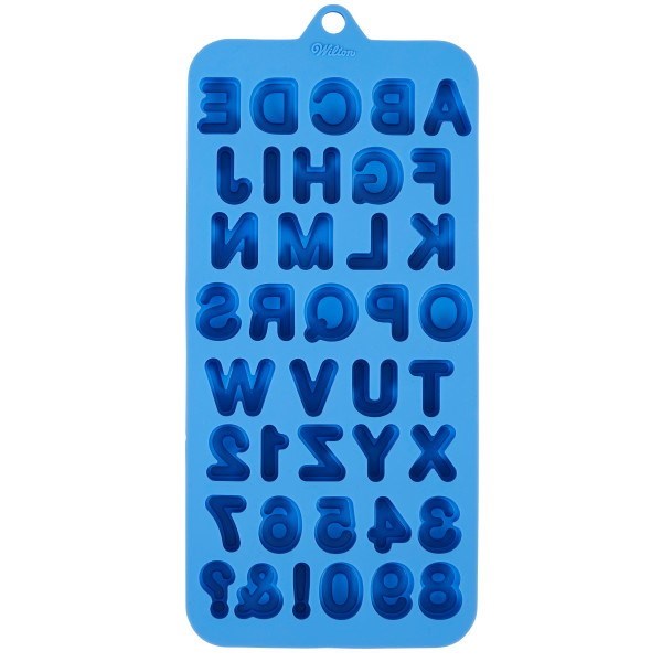 Wilton Silicone Candy Mould -Letters & Numbers