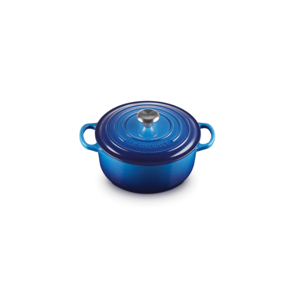 Le Creuset Signature Round Casserole Azure Blue