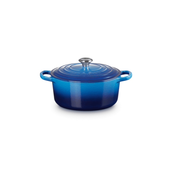 Le Creuset Signature Round Casserole Azure Blue