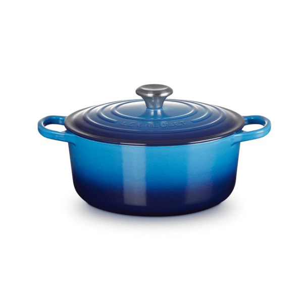 Le Creuset Signature Round Casserole Azure Blue