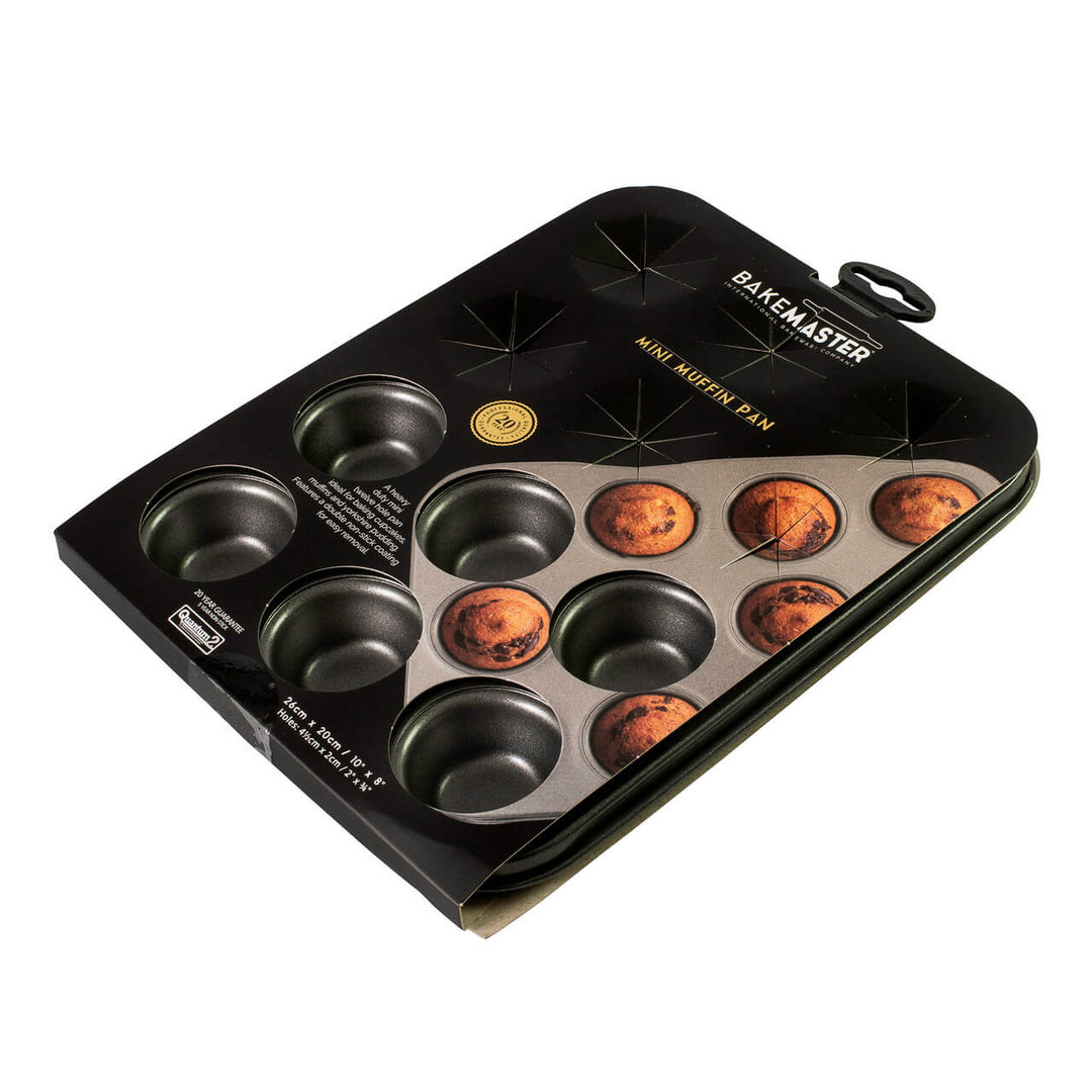 Bakemaster Mini Muffin Pan 12cup