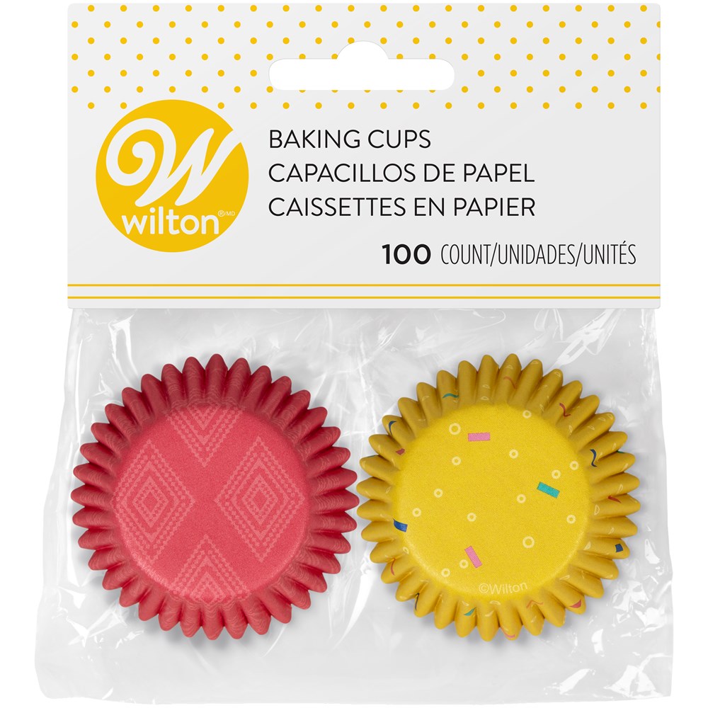 Wilton Mini Baking Cups Desert 100ct