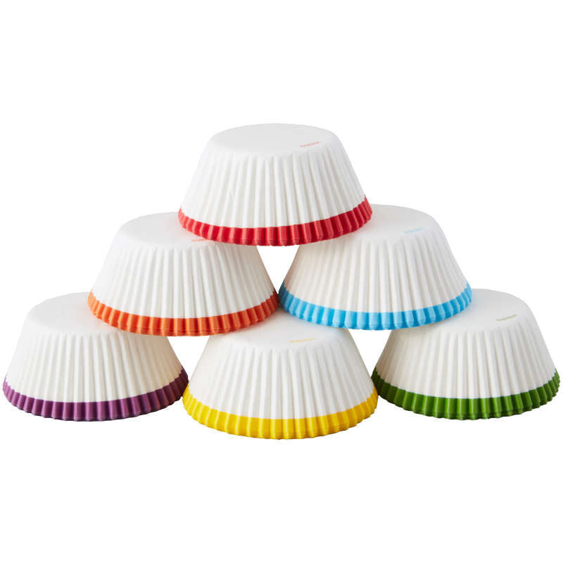 Wilton White Colour Band Std Baking Cups 150ct