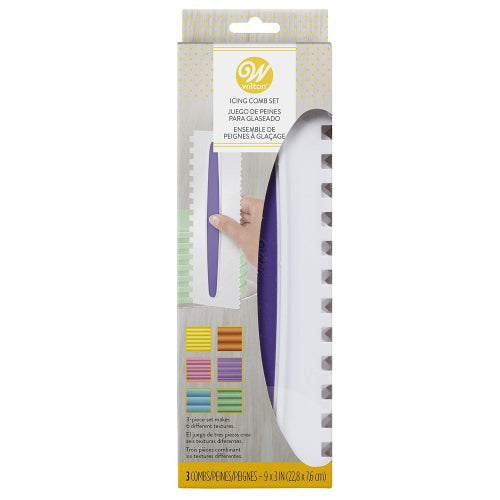 Wilton 3pc Icing Comb Set