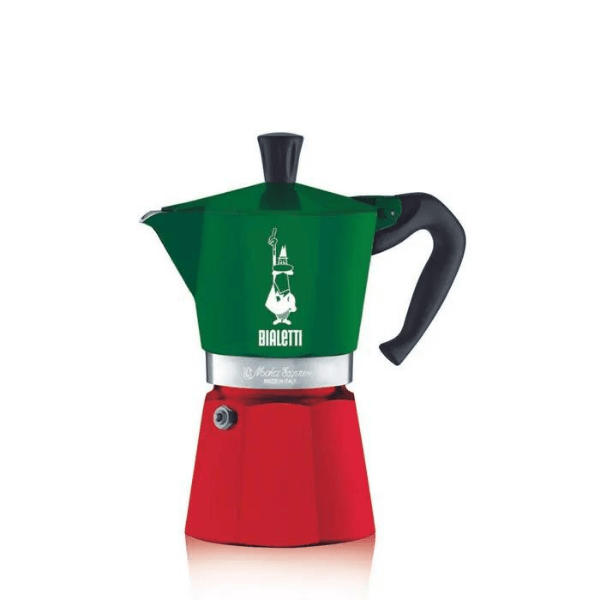 Bialetti Moka Express 6cup Red & Green