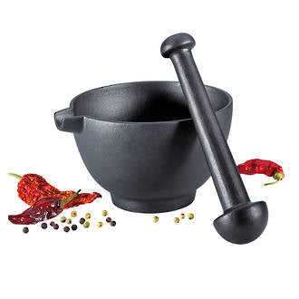 Zassenhaus Cast iron Mortar & Pestle 15cm