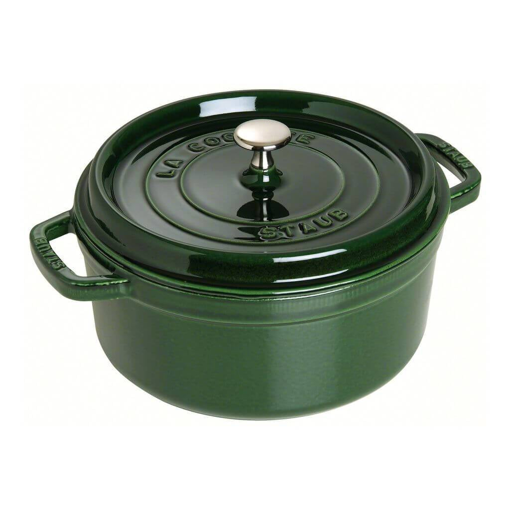 Staub Round Cocotte Basil Green