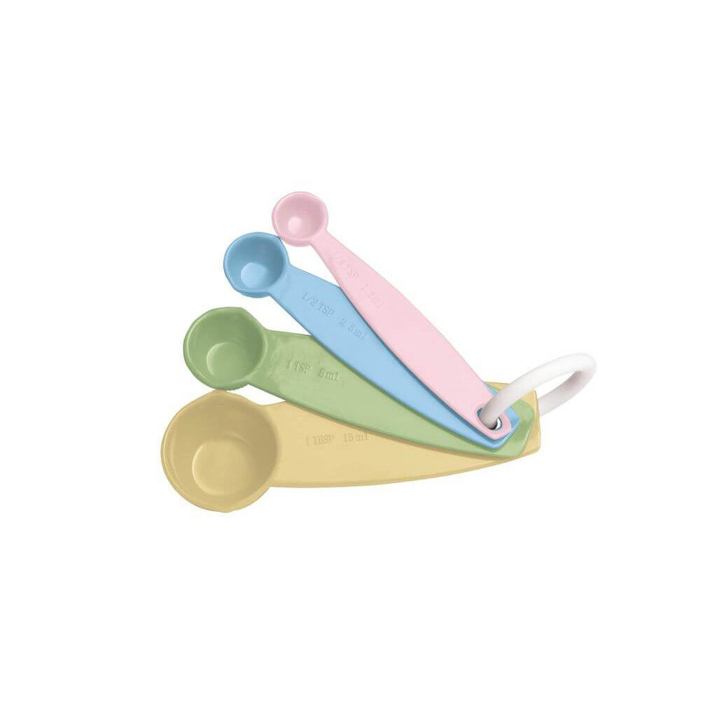 Pastel Measuring Spoons Set of 4