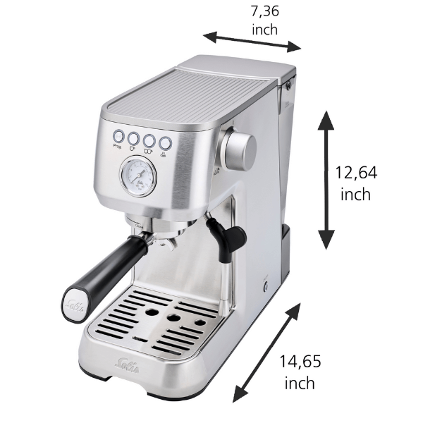 Solis Perfecta Plus Espresso Machine Silver