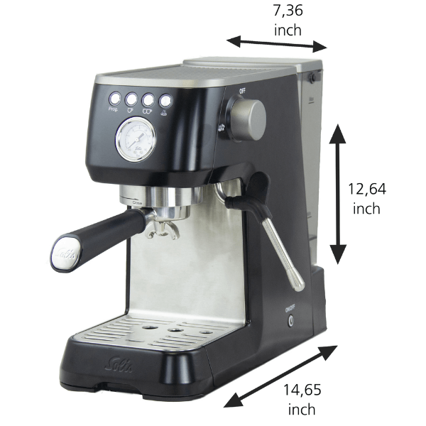 Solis Perfecta Plus Espresso Machine Black