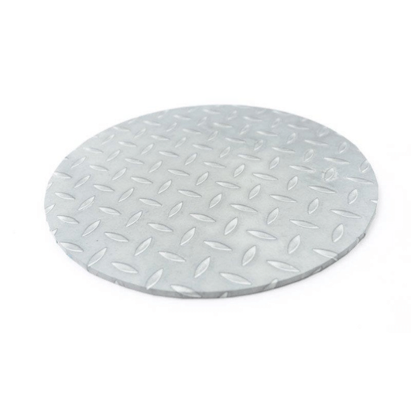 Masonite Round Cake Board Checker Plate