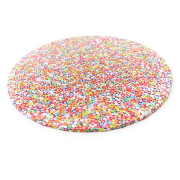 Masonite Round Cake Board Sprinkles