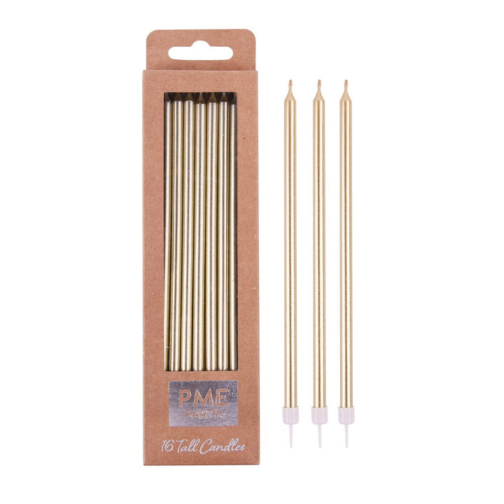 PME Extra Tall Candles 18cm 16pk