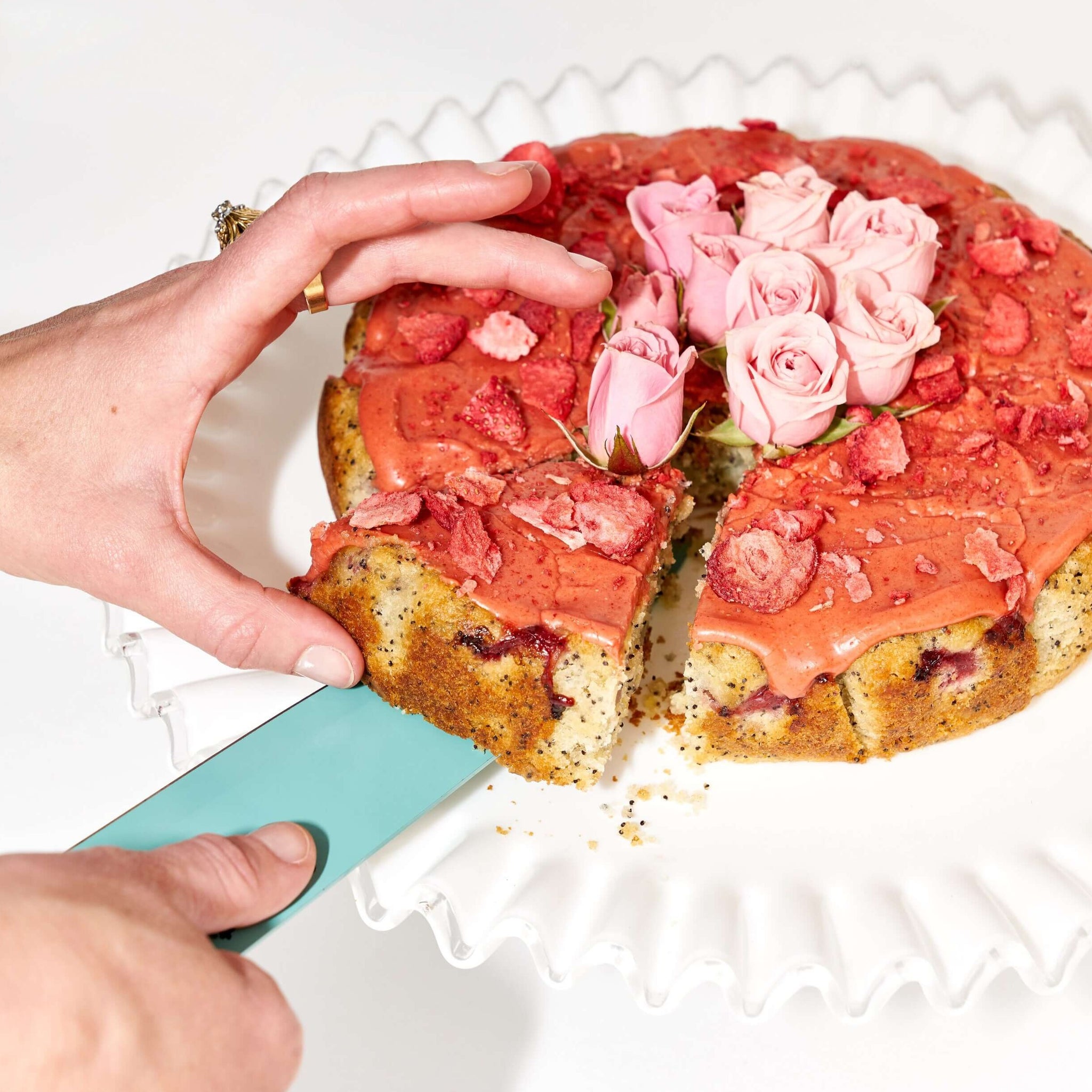 The Caker Cake Kit Lemon Poppy Seed with Strawberry