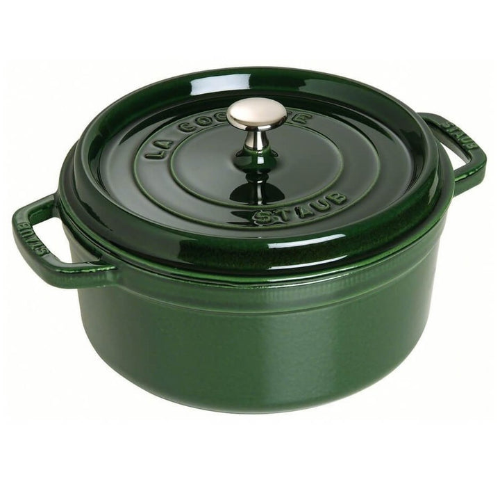 Staub Round Cocotte Basil Green