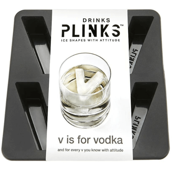 DrinksPlinks Letter Ice Mould: V for Vodka
