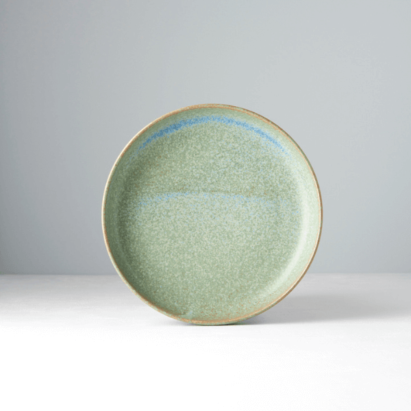 Naibu Green Fade Highrim Plate 20cm