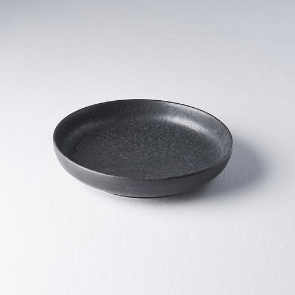 Naibu Black Highrim Plate 20cm