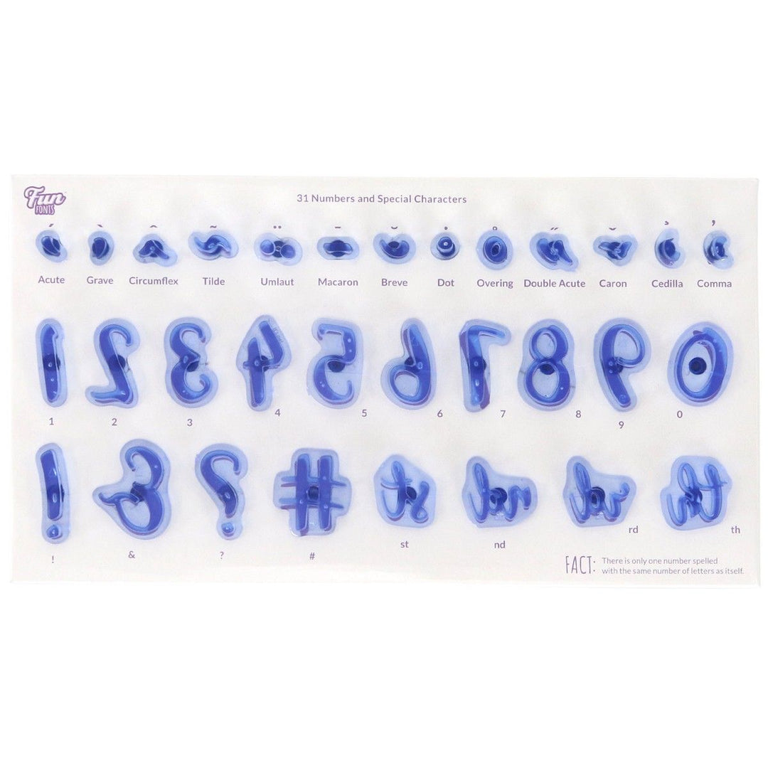 PME Fun Fonts Numbers & Special Characters