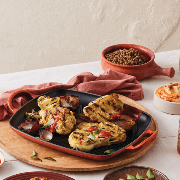 Le Creuset Cast-Iron Rectangular Grill 30x26cm