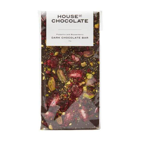 House of Chocolate Bar: Pistachio & Boysenberry
