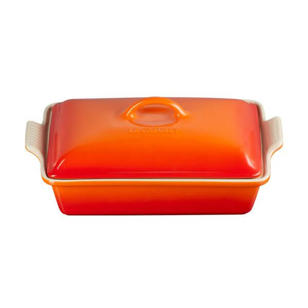 Le Creuset Heritage Rectangular Dish with Lid 33cm