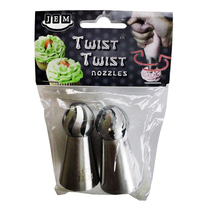PME Twist Twist Nozzle Sets #1 Curved Straight and Serrated