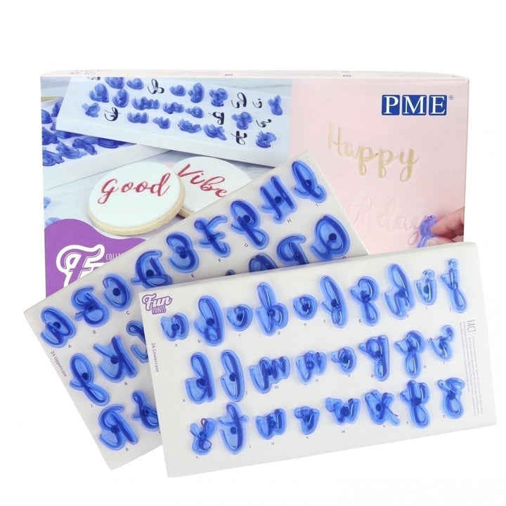 PME Fun Fonts Embossing Set 52pce