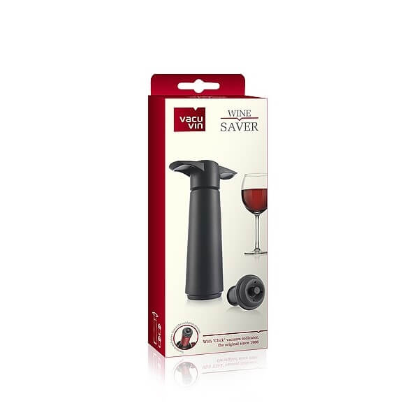 Vacu Vin Wine Saver Pack Black