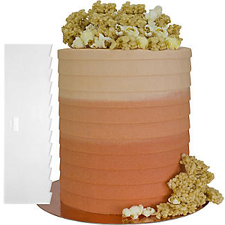 PME Tall Patterned Cake Edge Scraper