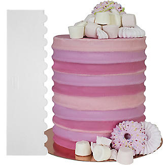 PME Tall Patterned Cake Edge Scraper