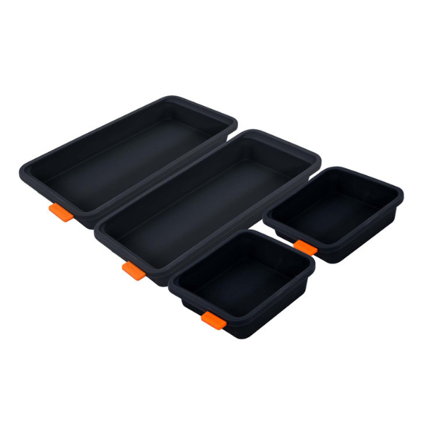 Bakemaster Silicone Divider Trays Set 4pce