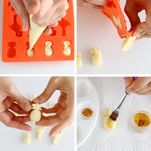 Wilton Tropical Silicone Candy Mould