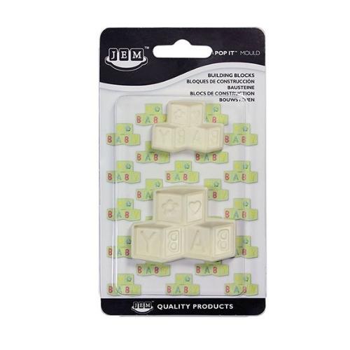 JEM Baby Building Blocks Pop It Moulds