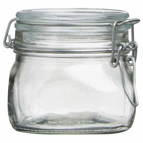 Bormioli Fido Clear Small Cliptop Jars 12pack
