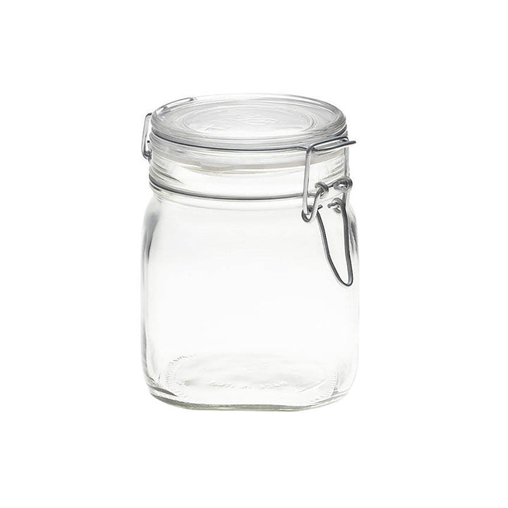 Bormioli Fido Clear Small Cliptop Jars 12pack